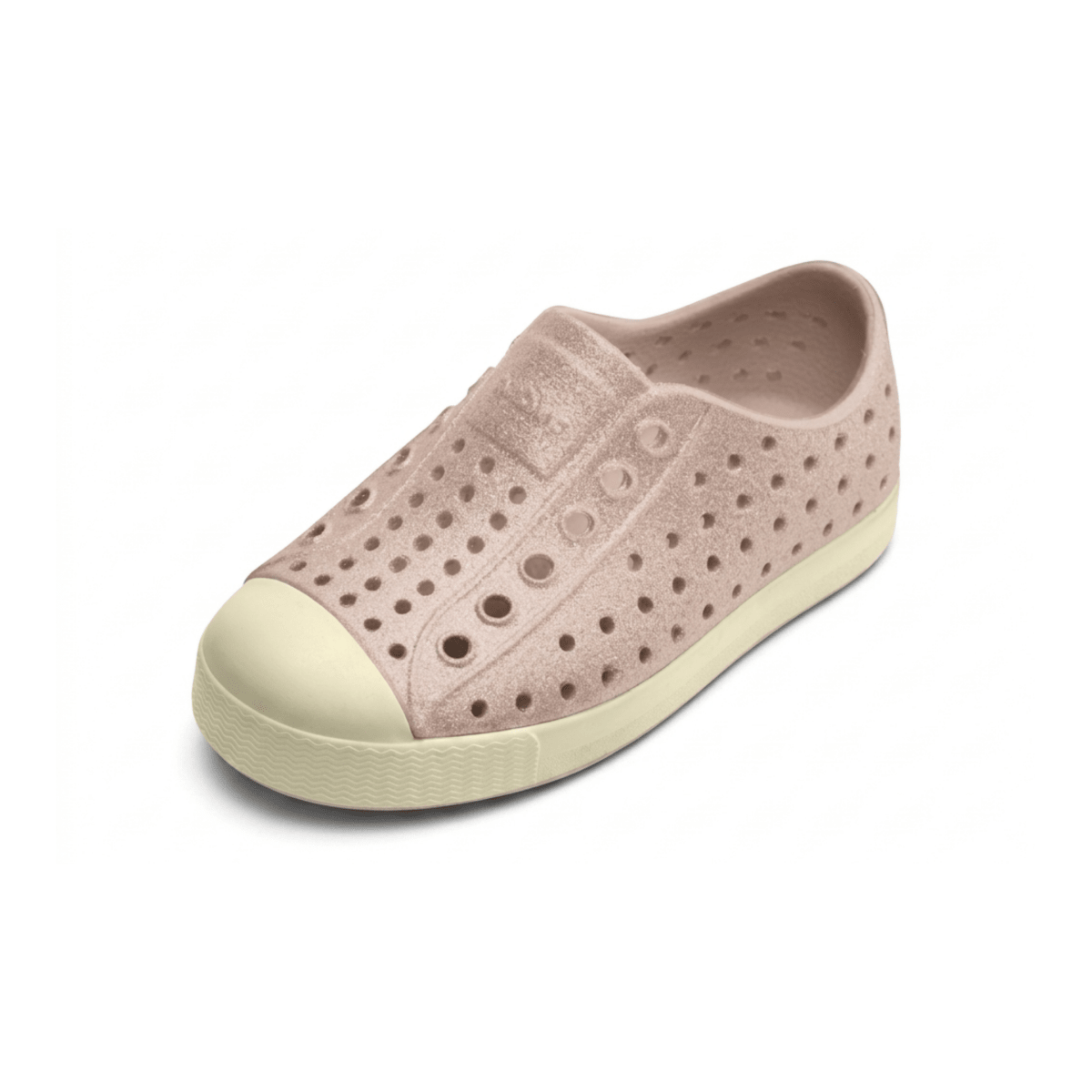Native Kids Jefferson Bio - Bling Chameleon Pink Bling/Bone White - 1105634 - Tip Top Shoes of New York