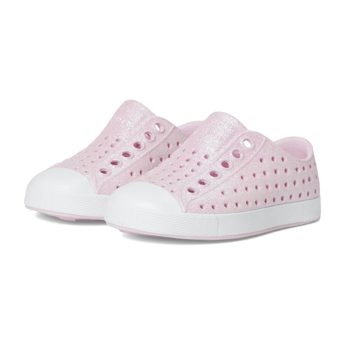Native Toddlers' Jefferson Bio - Bling Barely Pink/Shell White - 1091844 - Tip Top Shoes of New York