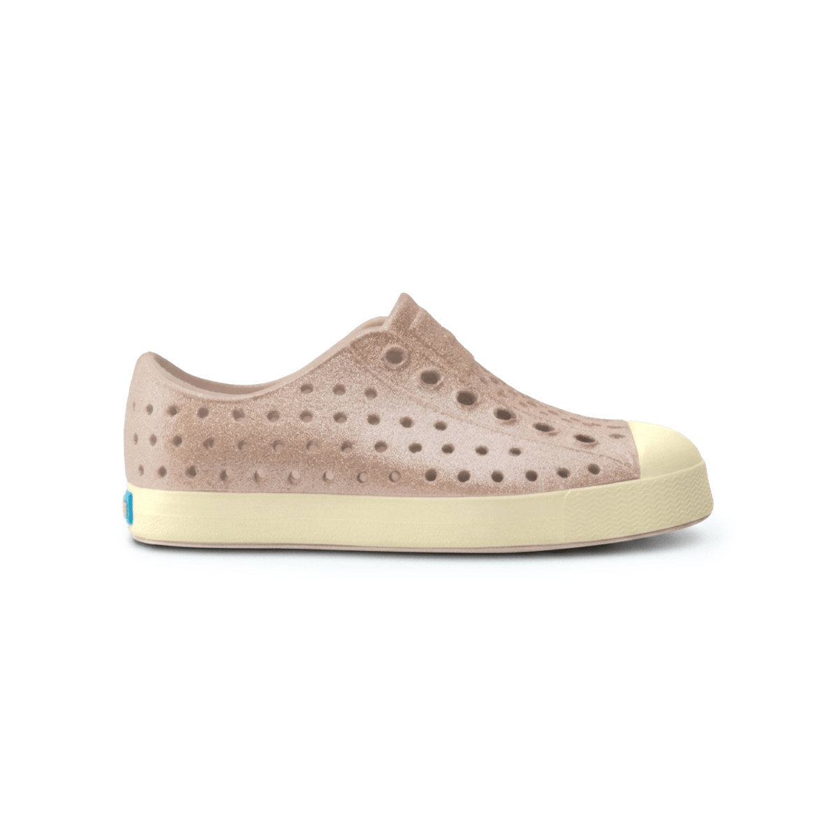 Native Toddlers Jefferson Bio - Bling Chameleon Pink Bling/Bone White - 1105647 - Tip Top Shoes of New York