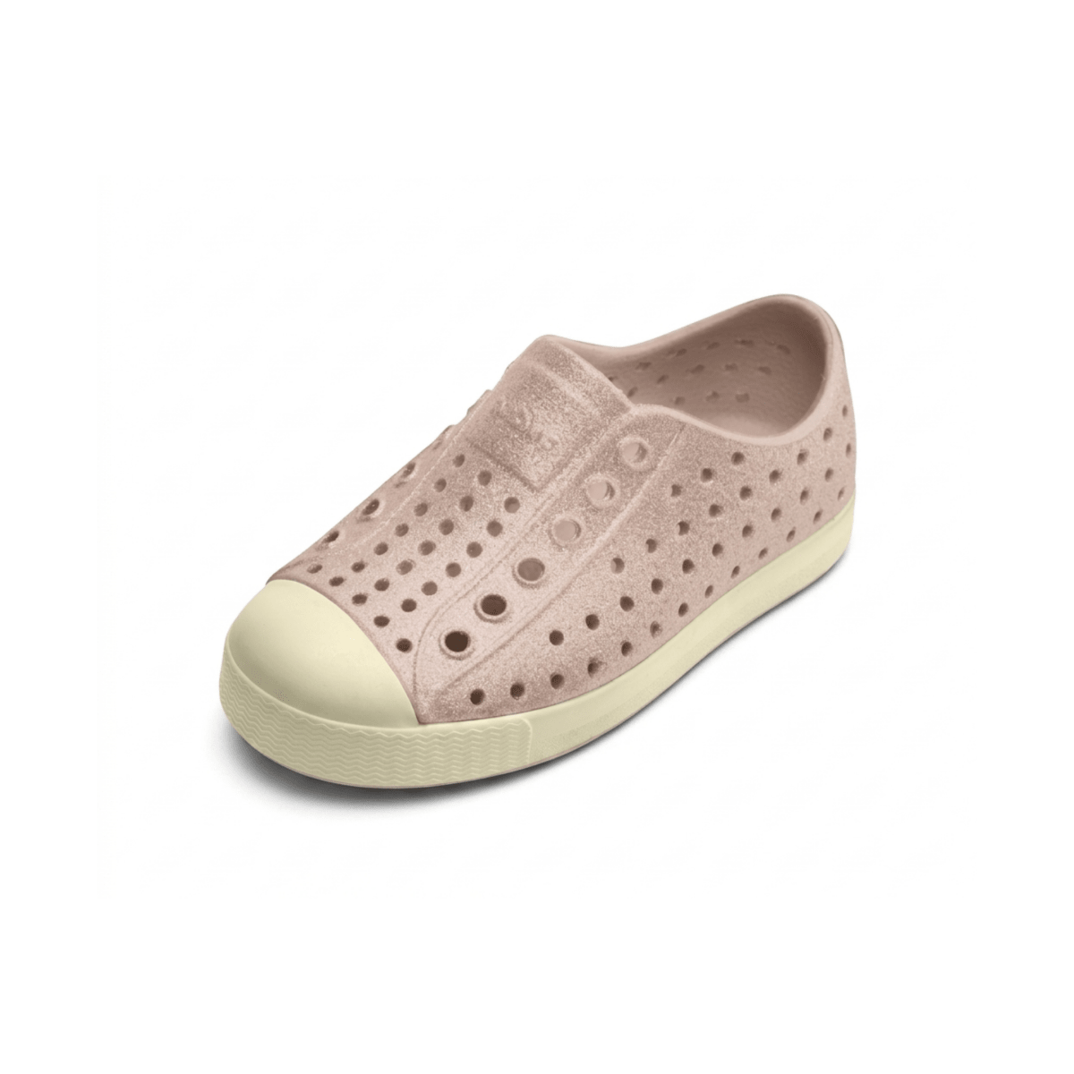 Native Toddlers Jefferson Bio - Bling Chameleon Pink Bling/Bone White - 1105647 - Tip Top Shoes of New York