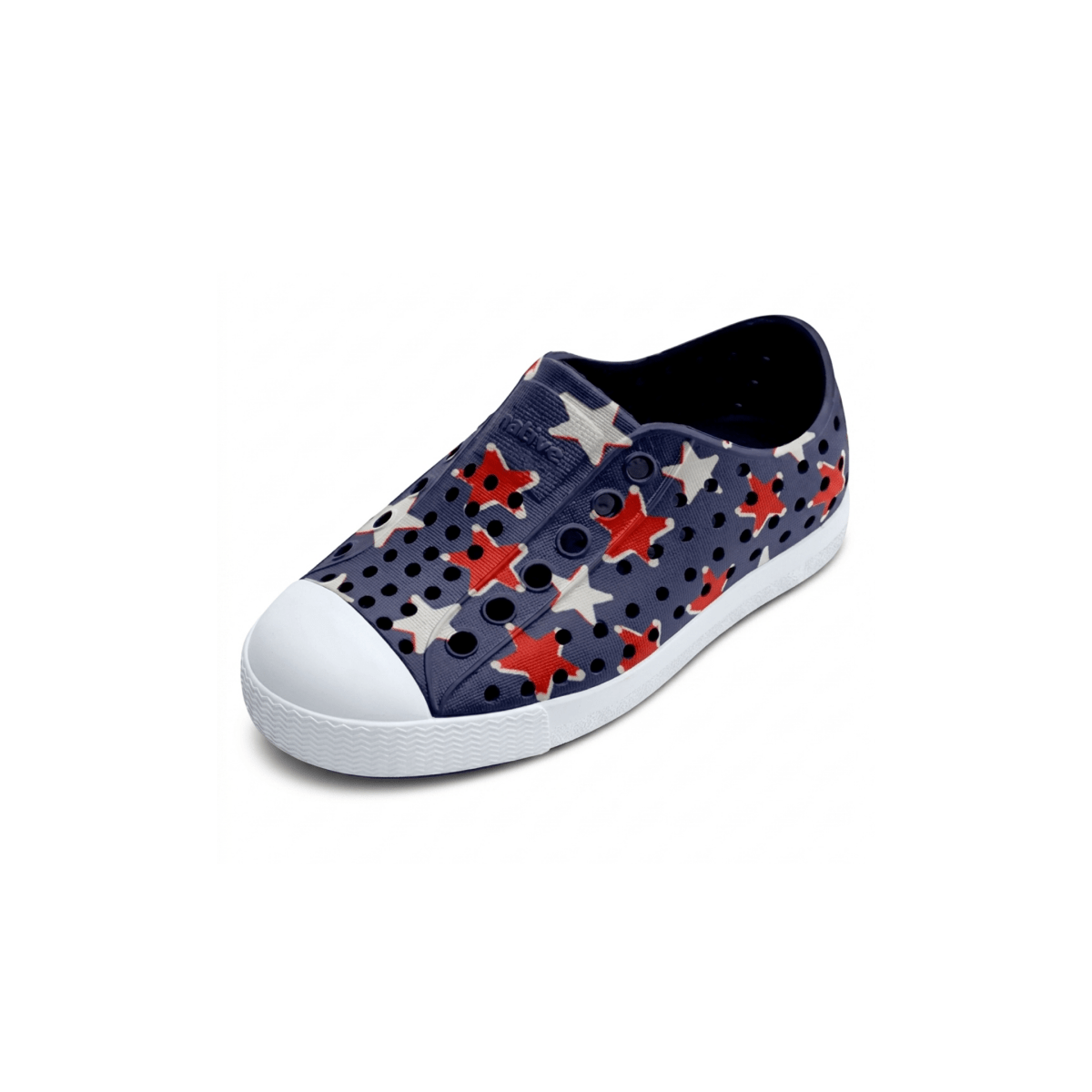 Native Toddlers Jefferson Navy/Red/White Stars - 1105624 - Tip Top Shoes of New York