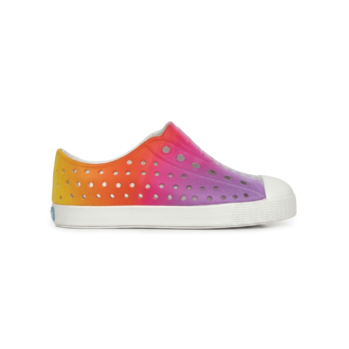 Native Toddlers Jefferson Print Shell White/Rainbow Spray - 1105667 - Tip Top Shoes of New York