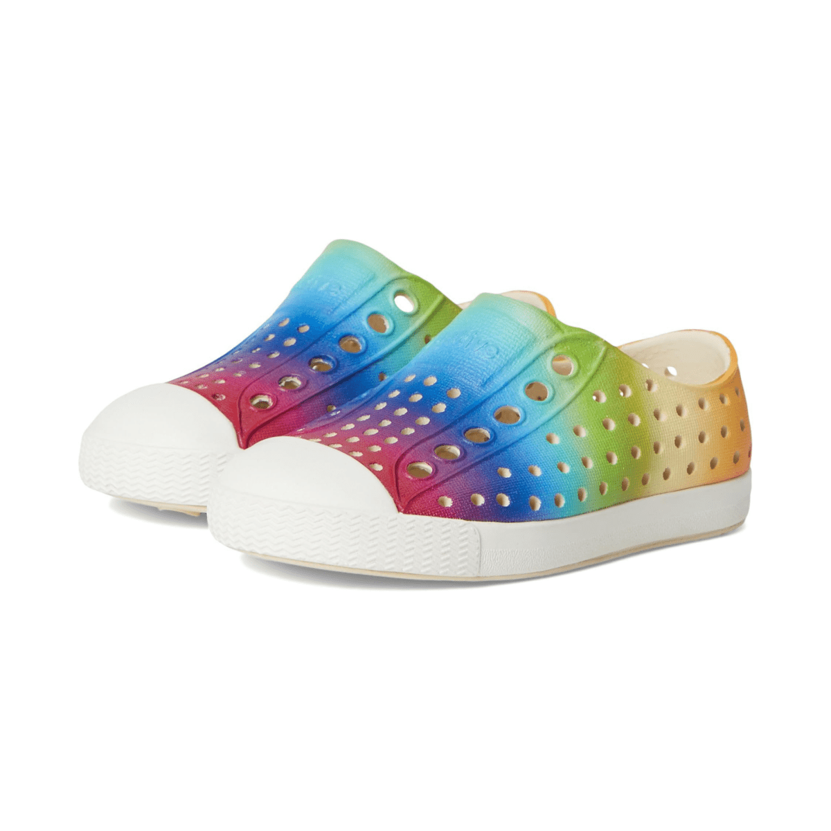 Native Toddlers' Jefferson Print Shell White/Tye Dye - 1091824 - Tip Top Shoes of New York