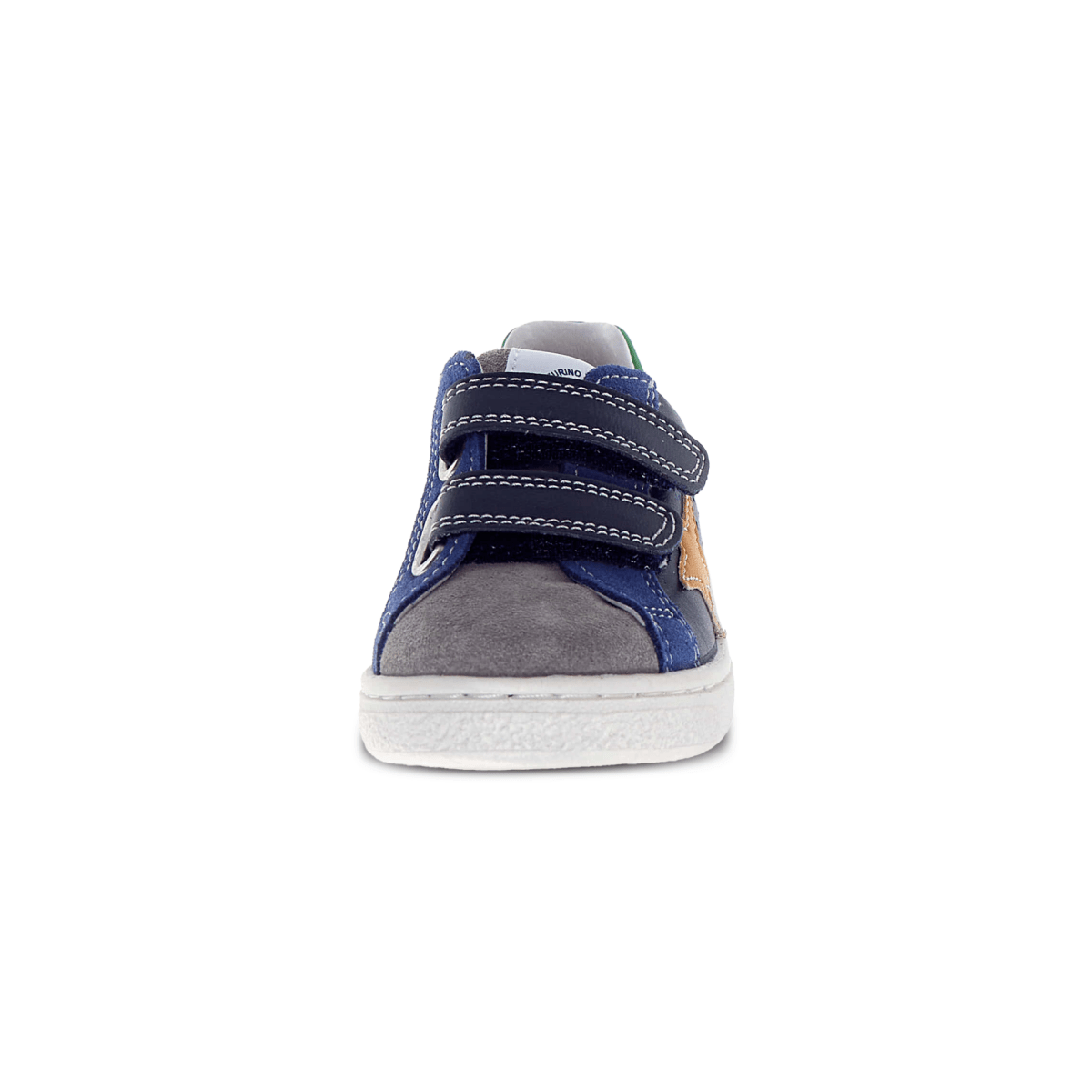 Naturino Boys' Pinn VL Navy/Grey/Orange/Green Leather - 1100883 - Tip Top Shoes of New York