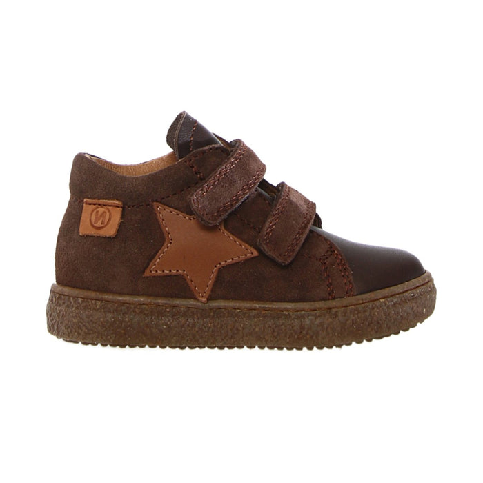 Naturino Boy's (Sizes 26 - 29) Albus VL Chocolate Brown/Chestnut Star - 1087987 - Tip Top Shoes of New York