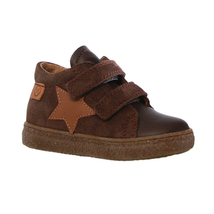 Naturino Boy's (Sizes 26 - 29) Albus VL Chocolate Brown/Chestnut Star - 1087987 - Tip Top Shoes of New York