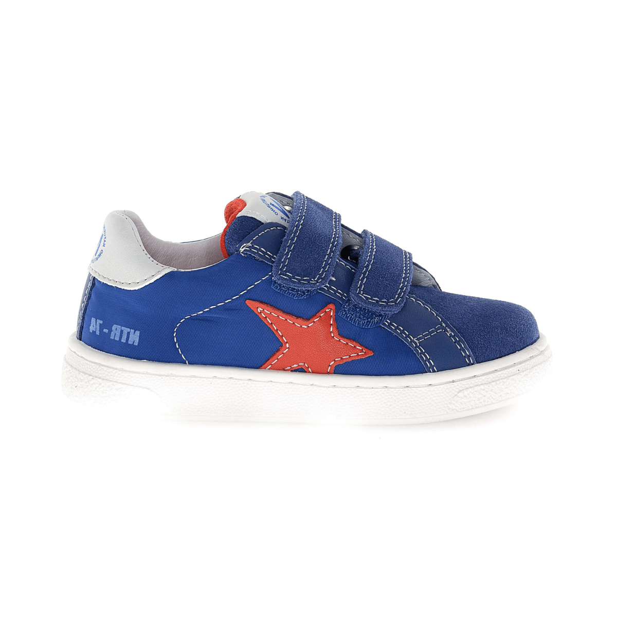 Naturino Boys (Sizes 27 - 30) Pinn VL Azure Nylon/Orange Star - 1106250 - Tip Top Shoes of New York