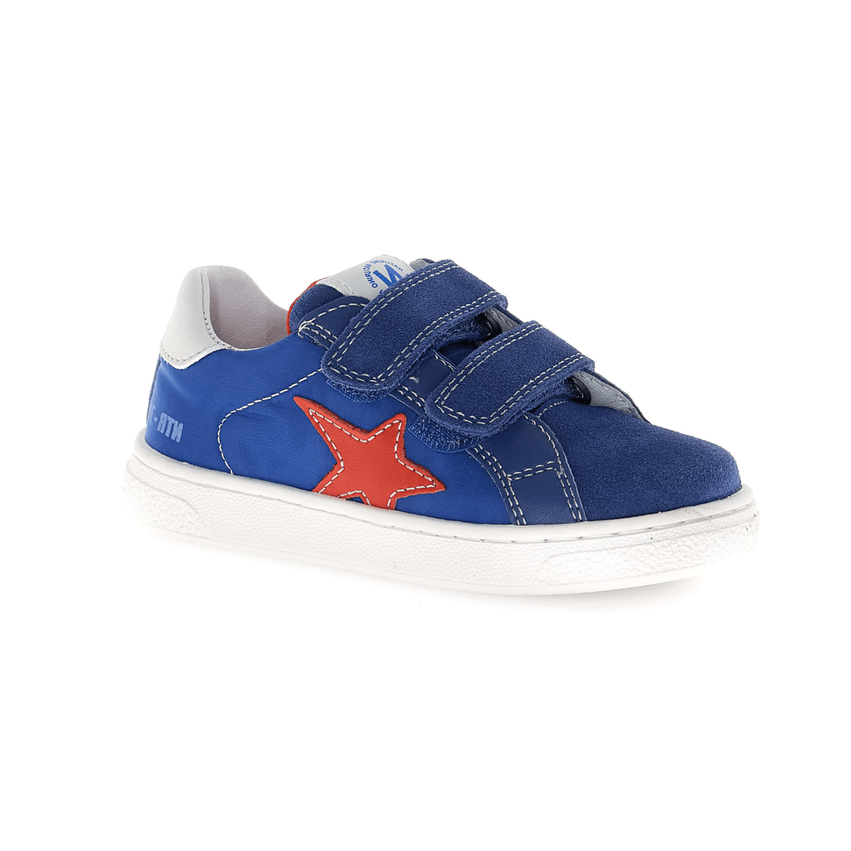 Naturino Boys (Sizes 27 - 30) Pinn VL Azure Nylon/Orange Star - 1106250 - Tip Top Shoes of New York