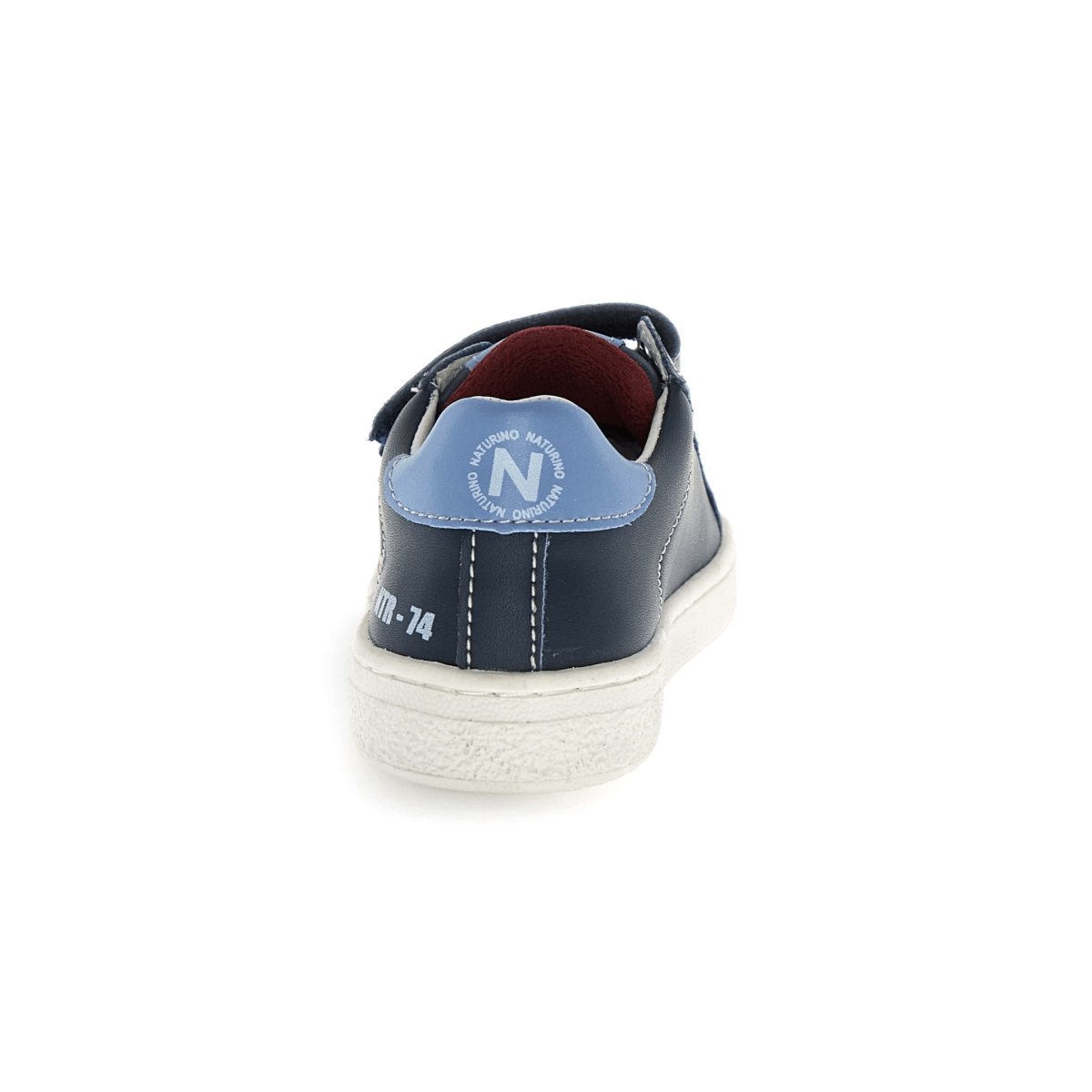 Naturino Boys (Sizes 27-31) Pinn VL Navy/Light Blue/Red Star Leather - 1112845 - Tip Top Shoes of New York