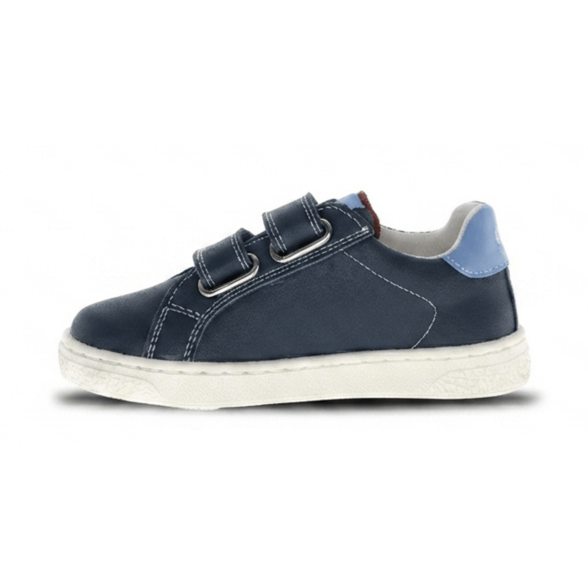 Naturino Boys (Sizes 27-31) Pinn VL Navy/Light Blue/Red Star Leather - 1112845 - Tip Top Shoes of New York