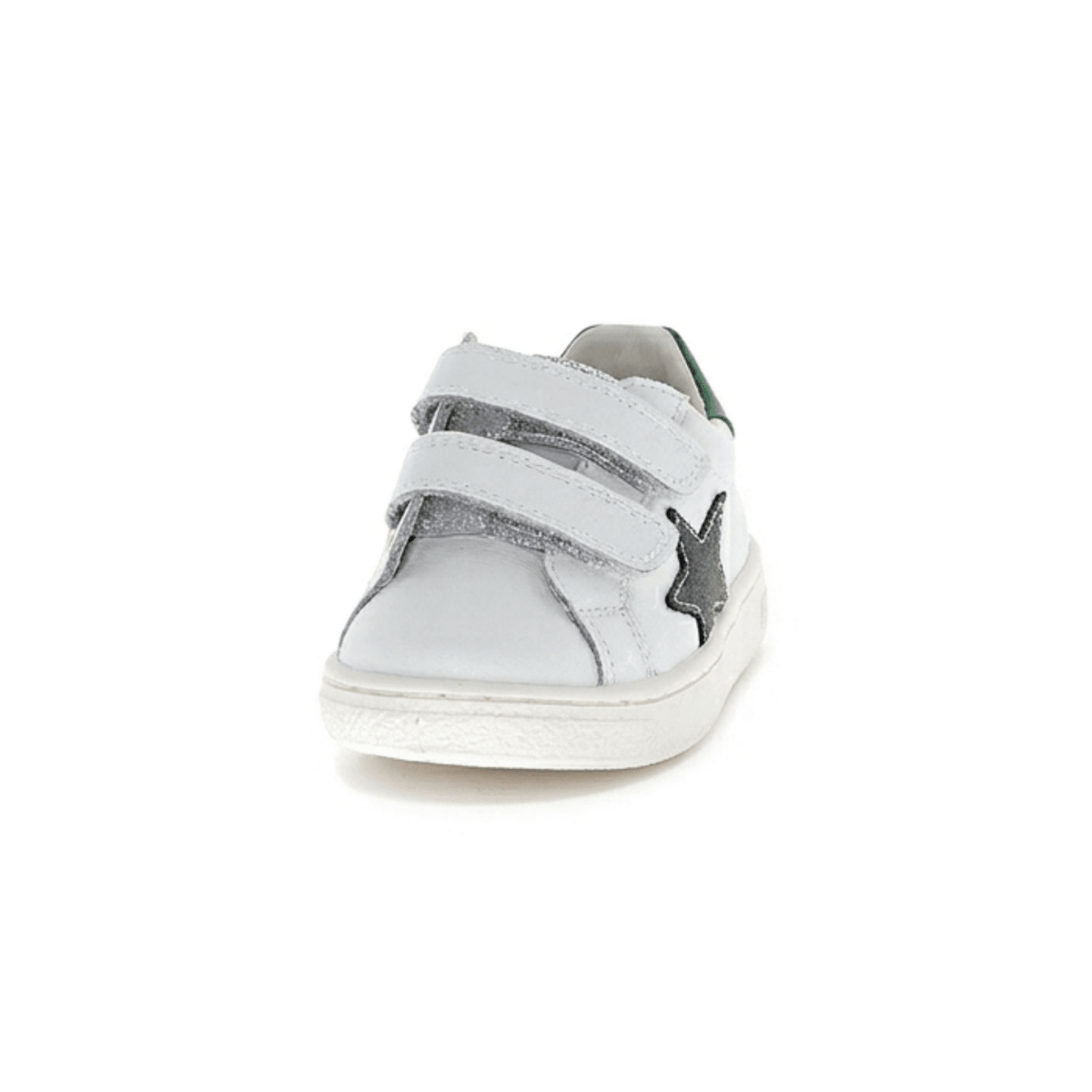 Naturino Boys (Sizes 27 - 31) Pinn VL White Leather/Navy Star - 1106241 - Tip Top Shoes of New York