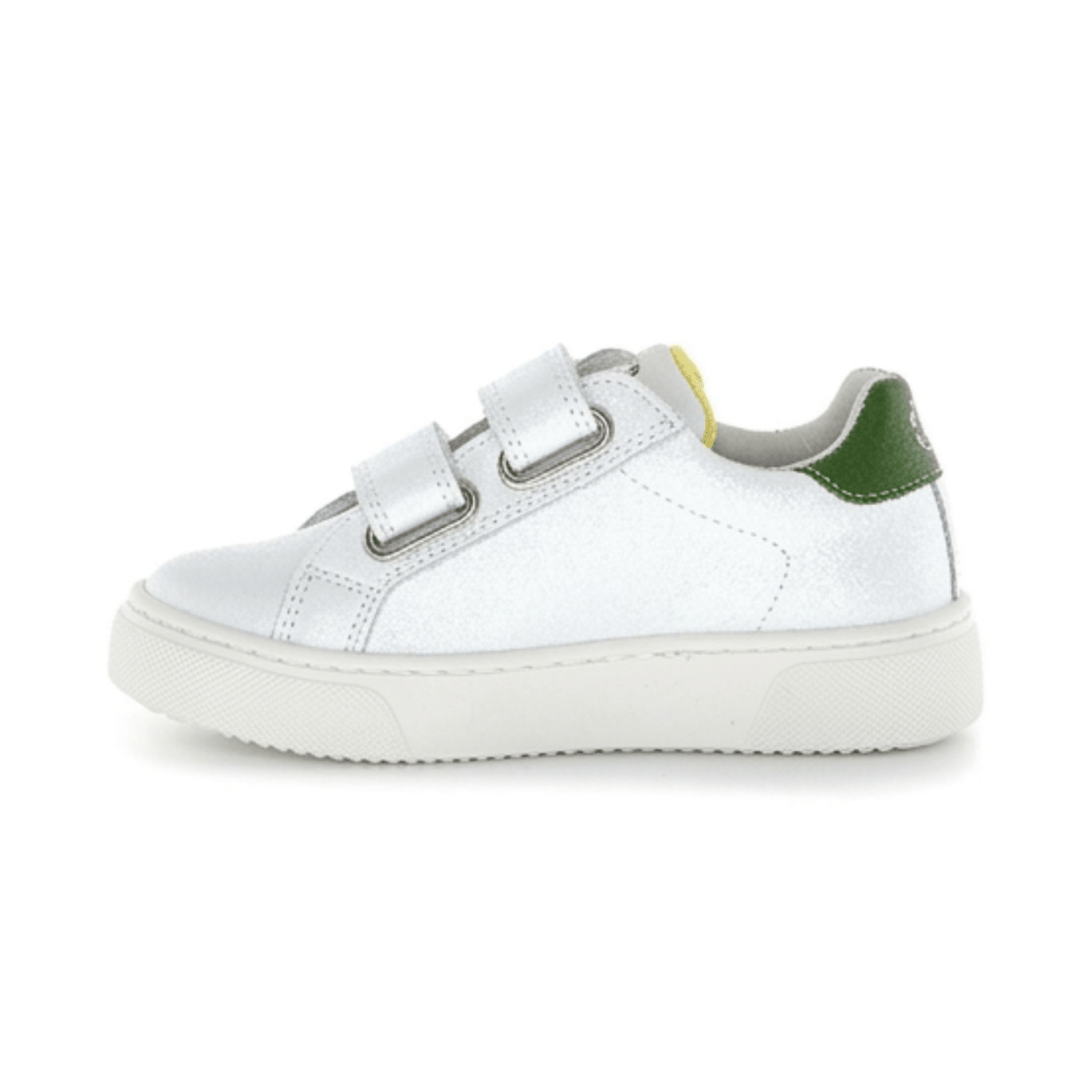 Naturino Boys (Sizes 27 - 31) Pinn VL White Leather/Navy Star - 1106241 - Tip Top Shoes of New York