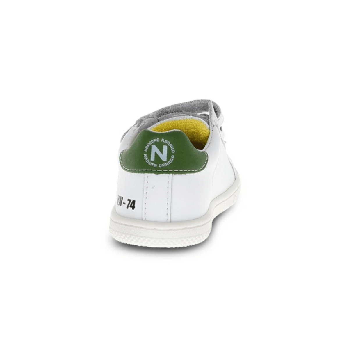 Naturino Boys (Sizes 27 - 31) Pinn VL White Leather/Navy Star - 1106241 - Tip Top Shoes of New York