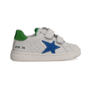 Naturino Boy's (Sizes 27 - 31) Pinn VL White/Blue Star/Green Leather - 1093749 - Tip Top Shoes of New York