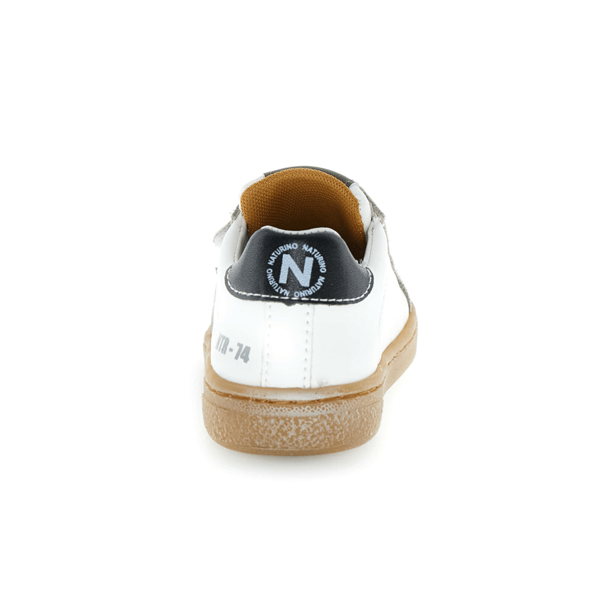 Naturino Boys (Sizes 27-32) Pinn VL White/Grey/Navy Star Leather - 1112854 - Tip Top Shoes of New York