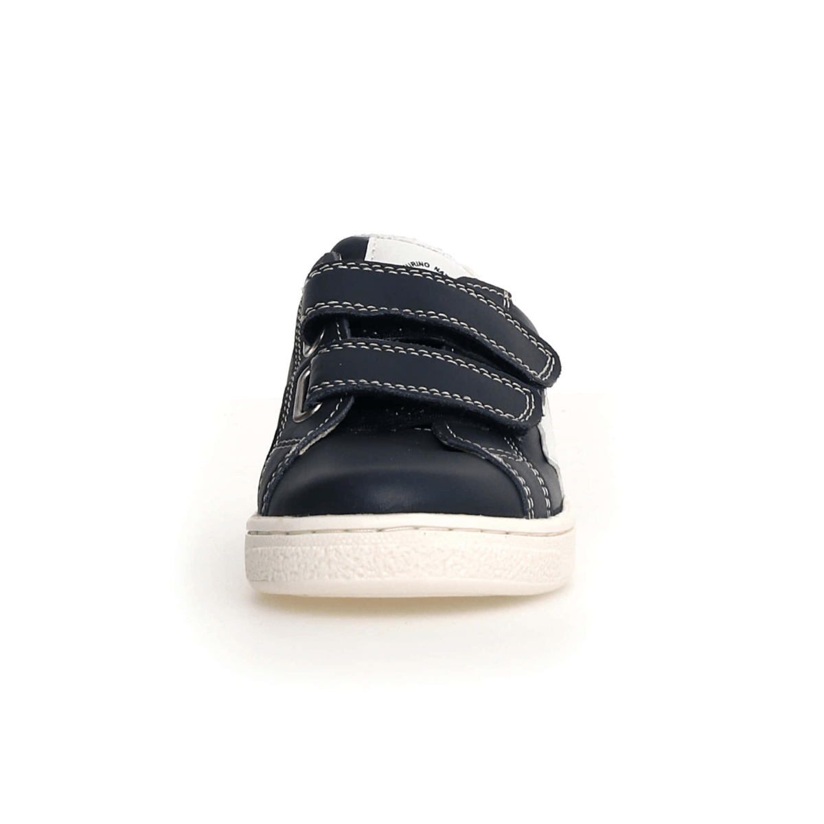 Naturino Boys (Sizes 28 - 32) Pinn VL White Star/Navy Leather - 1106269 - Tip Top Shoes of New York