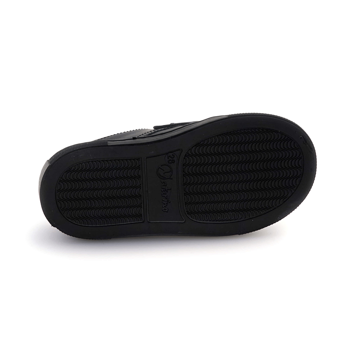 Naturino Boys' (Sizes 28 - 32) Ribbon Black Leather - 1100942 - Tip Top Shoes of New York