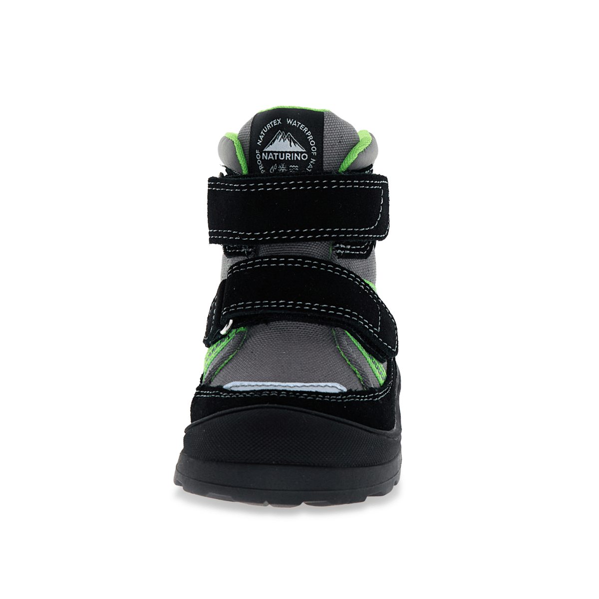 Naturino Boys' (Sizes 28 - 34) Graysy VL Black/Lime Waterproof - 1100125 - Tip Top Shoes of New York