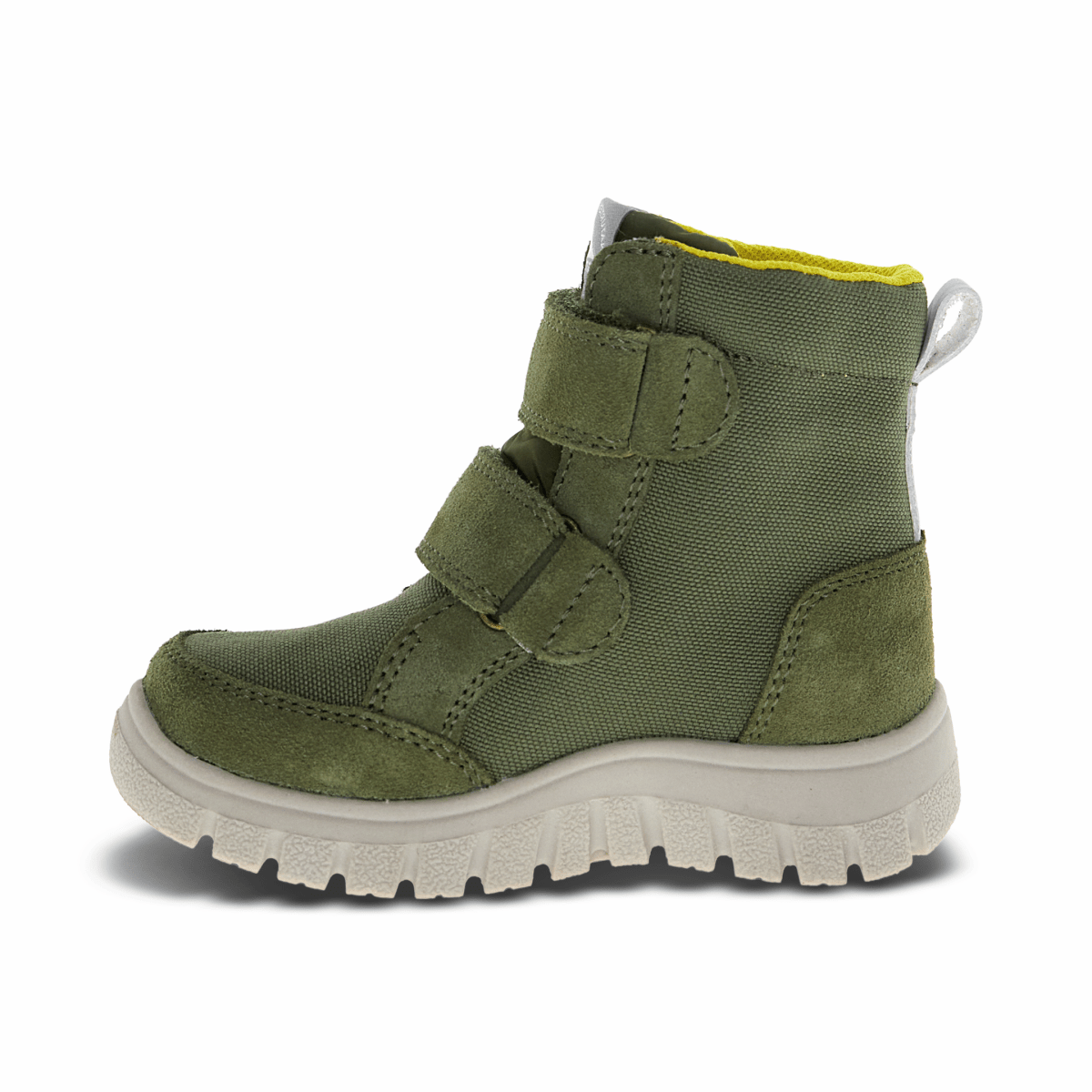 Naturino Boys' (Sizes 28 - 35) Geminae 3 VL Military Green/Yellow Waterproof - 1100100 - Tip Top Shoes of New York