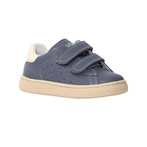 Naturino Boy's (Sizes 33 - 35) Hasselt 2 VL Blue Leather/Milk Sole - 1093746 - Tip Top Shoes of New York