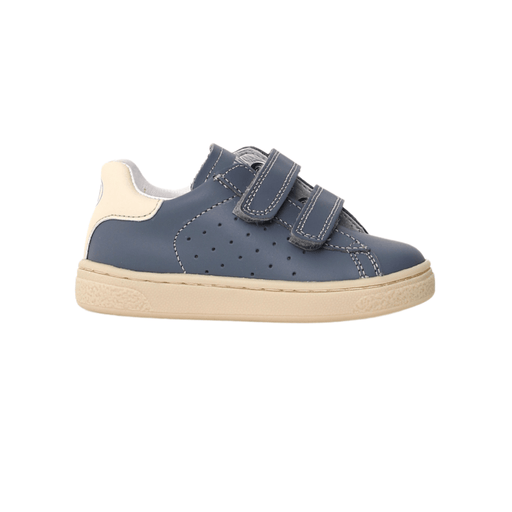 Naturino Boy's (Sizes 33 - 35) Hasselt 2 VL Blue Leather/Milk Sole - 1093746 - Tip Top Shoes of New York