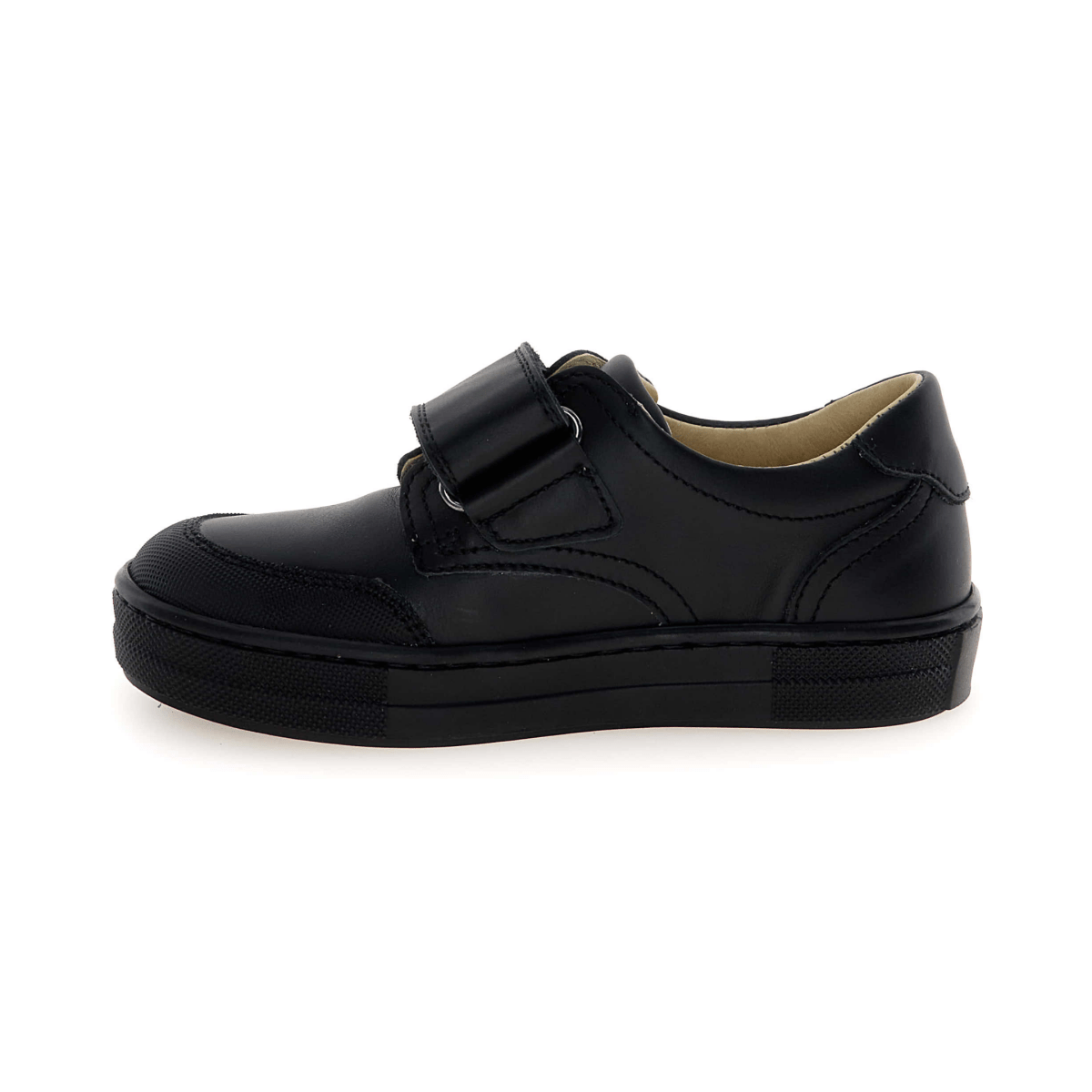 Naturino Boys' (Sizes 33 - 35) Ribbon Black Leather - 1100961 - Tip Top Shoes of New York
