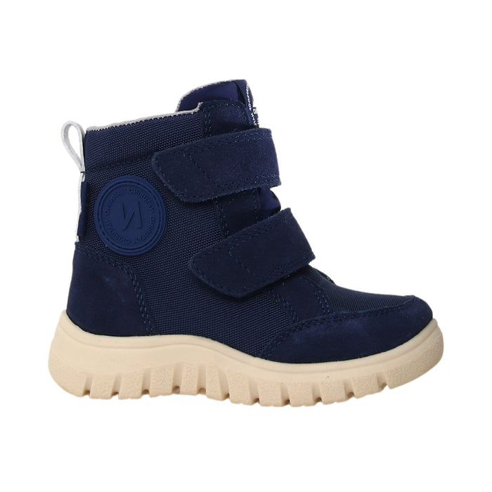 Naturino Boy's (Sizes 35 - 36) Geminae 3 VL Waterproof Navy Suede/Fabric - 1088798 - Tip Top Shoes of New York