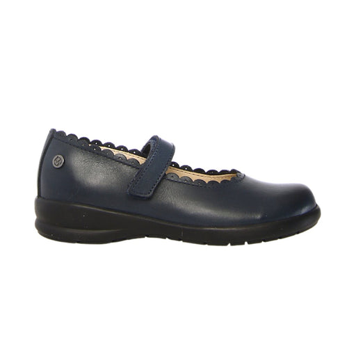 Naturino Girl's Jelki Navy Blue Scallop Mary Jane - 1087874 - Tip Top Shoes of New York