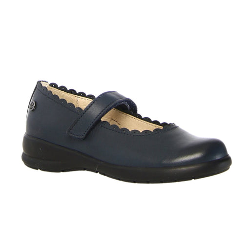 Naturino Girl's Jelki Navy Blue Scallop Mary Jane - 1087874 - Tip Top Shoes of New York