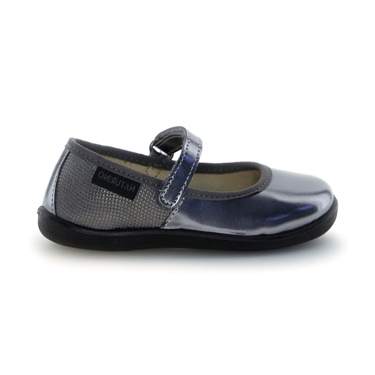 Naturino Girls (Sizes 26-29) Frollik Metallic Navy/Silver Sparkle - 1113020 - Tip Top Shoes of New York