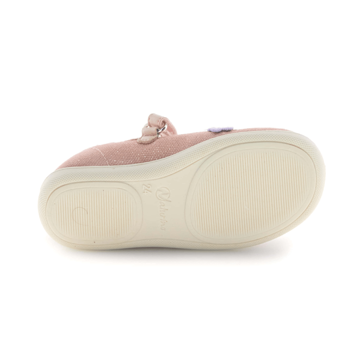 Naturino Girls (Sizes 26 - 29) Malilia Pink Canvas Embroidered Flowers Mary Jane - 1106437 - Tip Top Shoes of New York