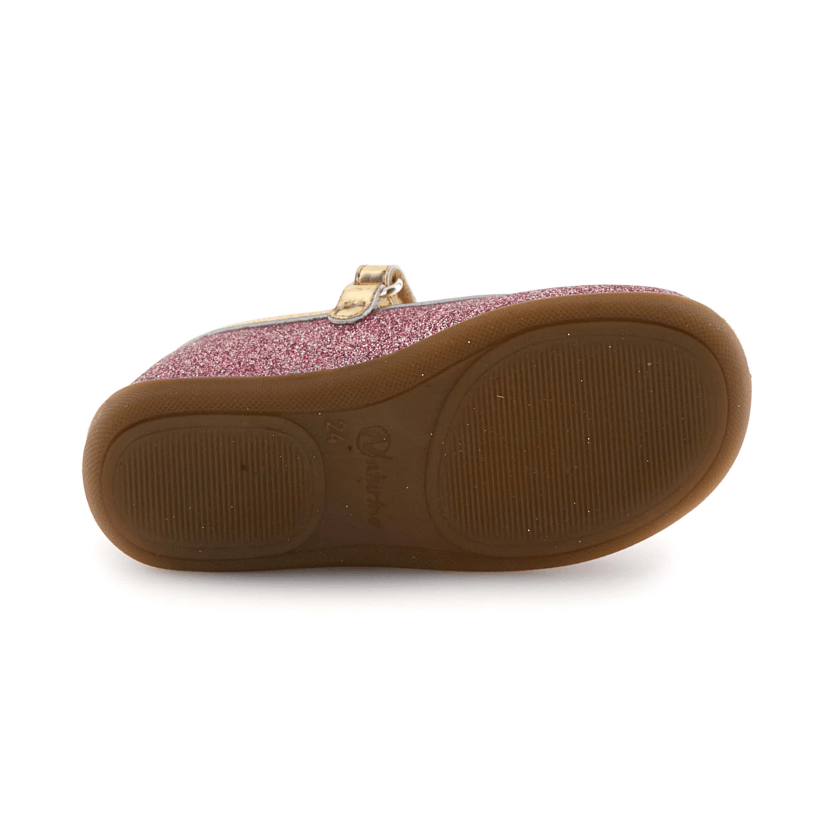 Naturino Girls (Sizes 26 - 29) Pavia Pink Glitter Mary Jane - 1106377 - Tip Top Shoes of New York