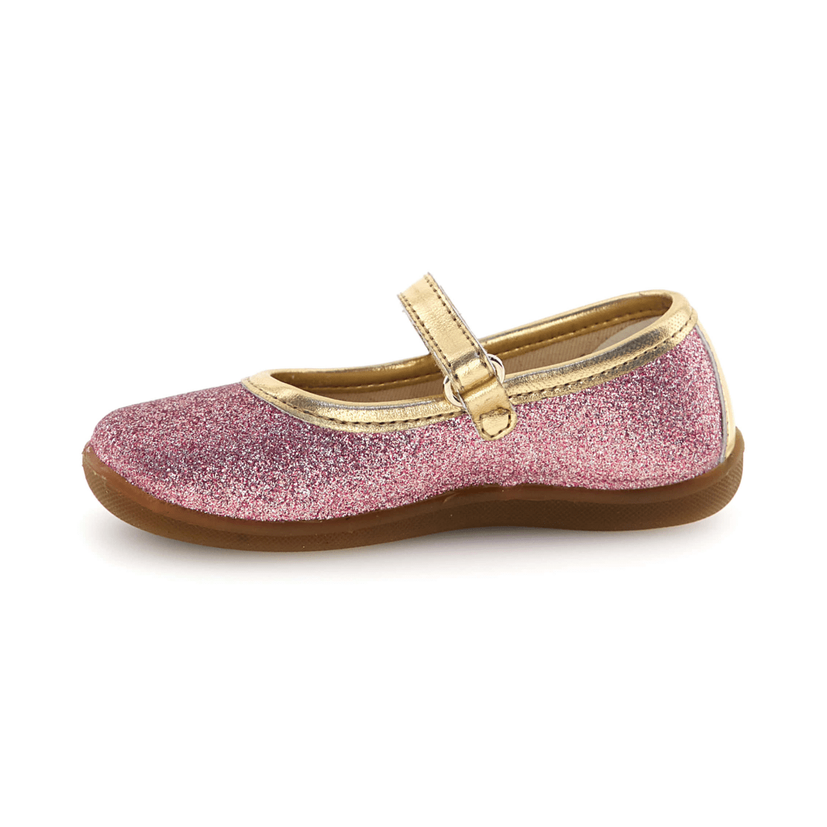 Naturino Girls (Sizes 26 - 29) Pavia Pink Glitter Mary Jane - 1106377 - Tip Top Shoes of New York