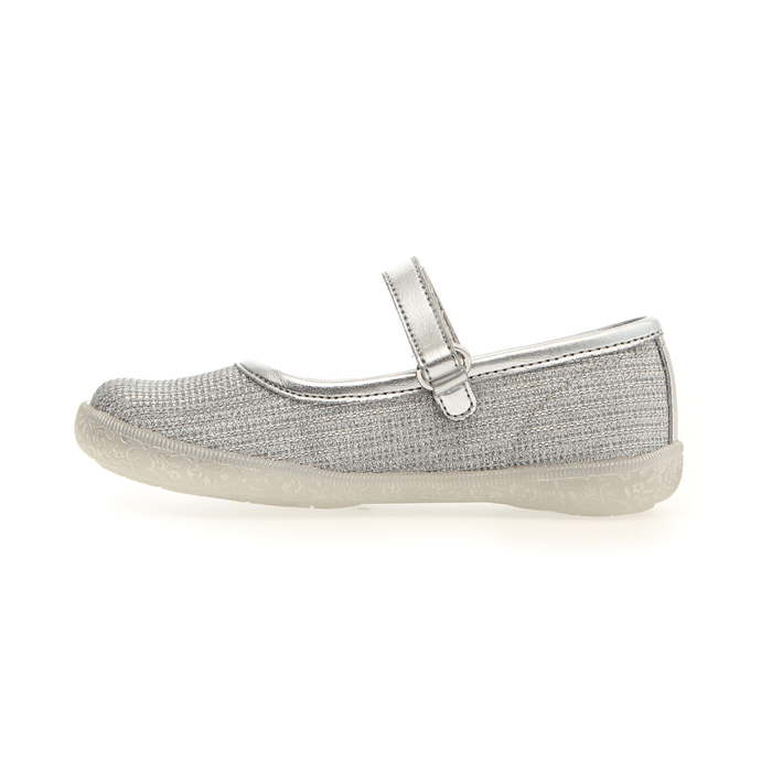 Naturino Girl's (Sizes 27 - 29) Pavia Silver Mary Jane - 1093885 - Tip Top Shoes of New York