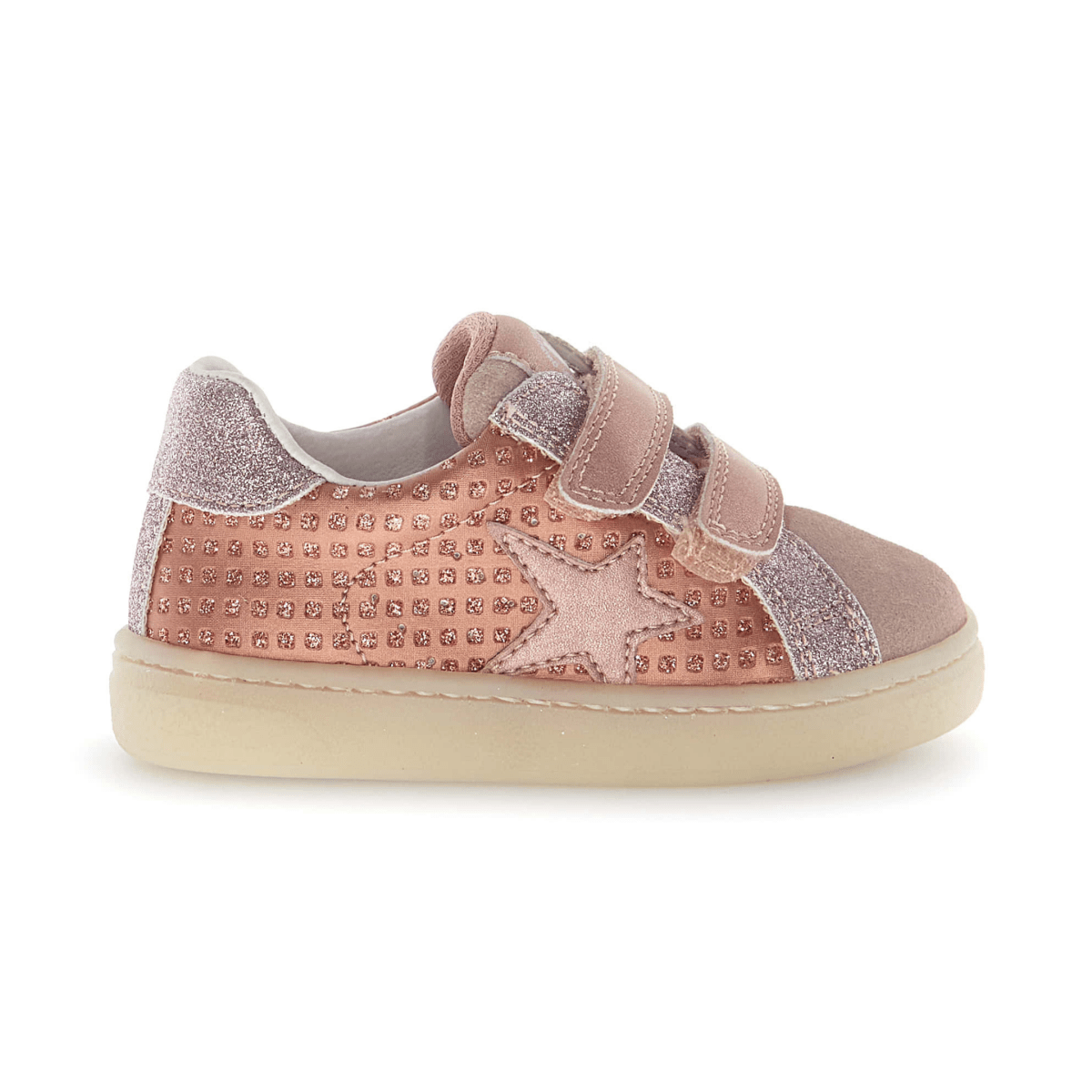 Naturino Girls (Sizes 27-31) Pinn VL Pink Tweed - 1112926 - Tip Top Shoes of New York