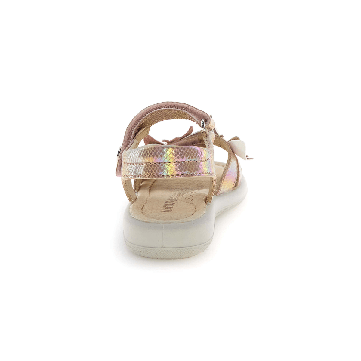Naturino Girls (Sizes 27 - 32) Maudi Gold Metallic/Butterflies - 1106205 - Tip Top Shoes of New York
