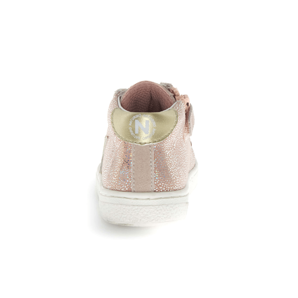 Naturino Girls (Sizes 27-32) Pinn High Zip Irridescent/Pink/Rose Gold - 1112899 - Tip Top Shoes of New York