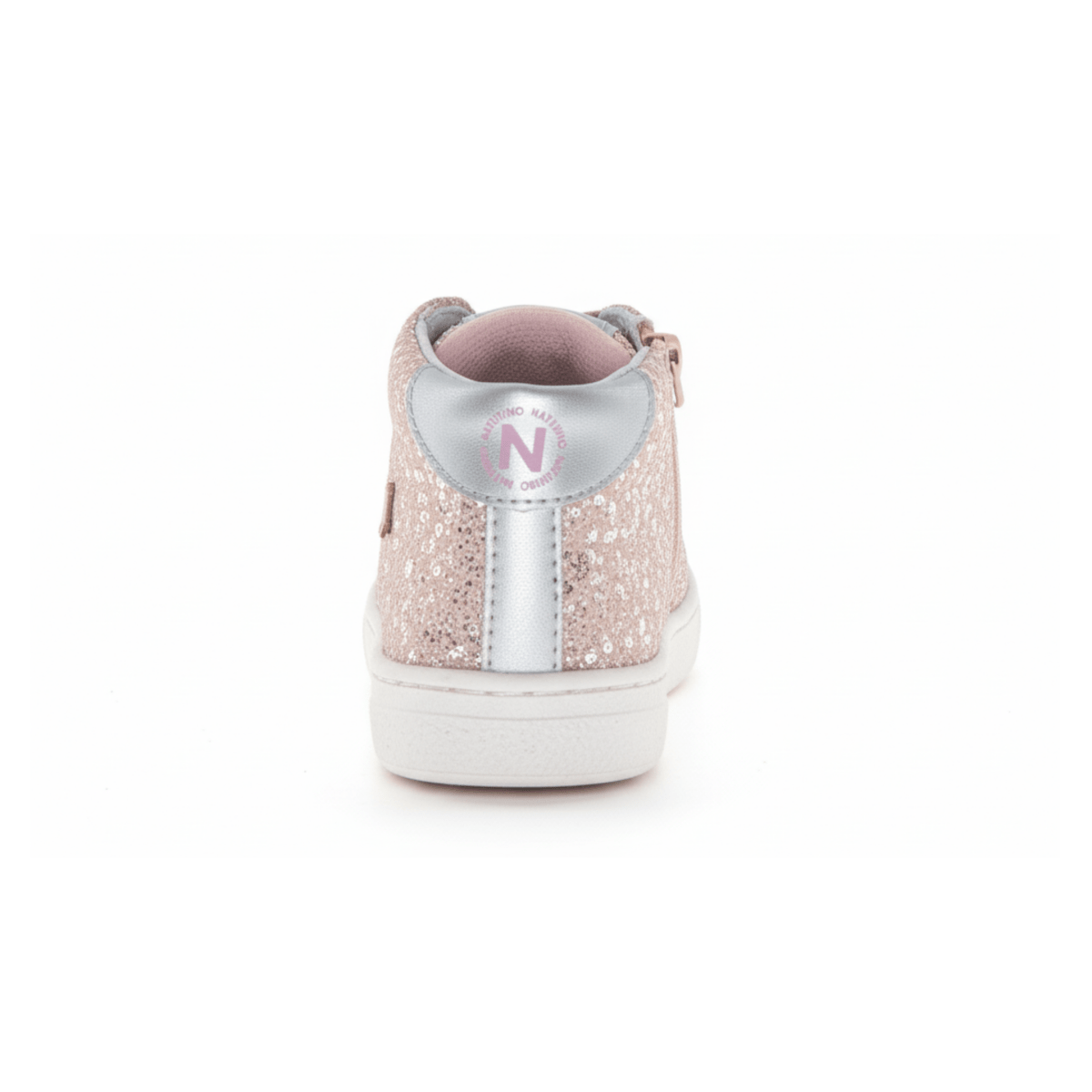 Naturino Girls (Sizes 27 - 32) Pinn High Zip Pink Glitter - 1100819 - Tip Top Shoes of New York