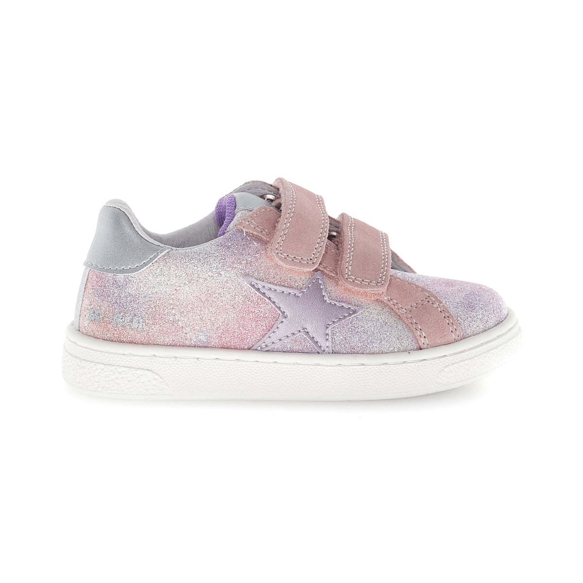 Naturino Girls (Sizes 27 - 32) Pinn VL Pink Leather/Multicolor Glitter - 1106331 - Tip Top Shoes of New York