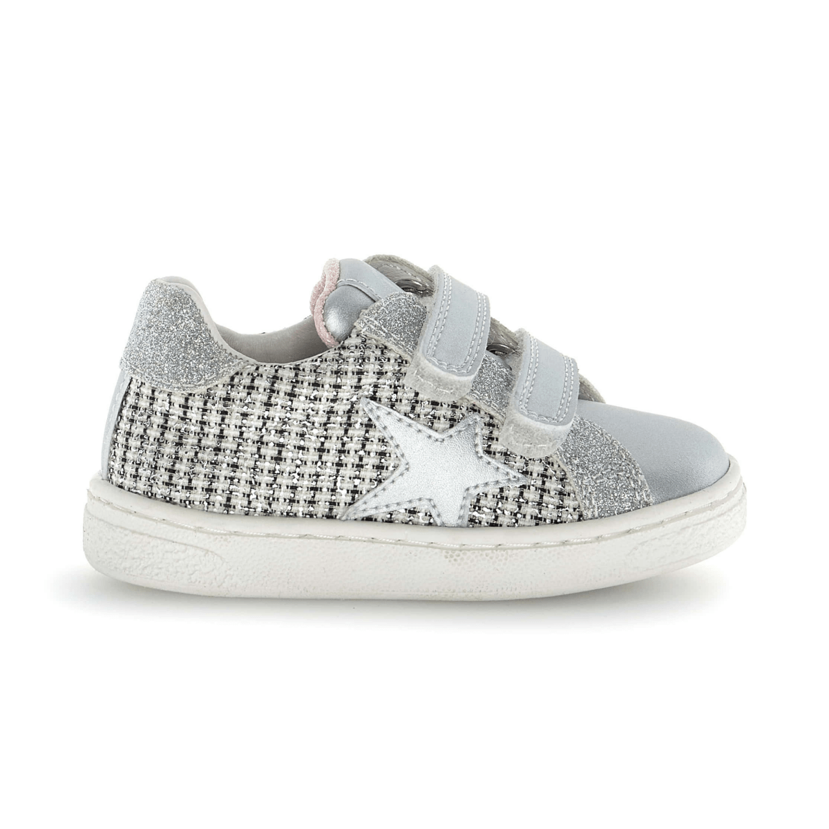 Naturino Girls (Sizes 27-32) Pinn VL Silver Tweed - 1112917 - Tip Top Shoes of New York