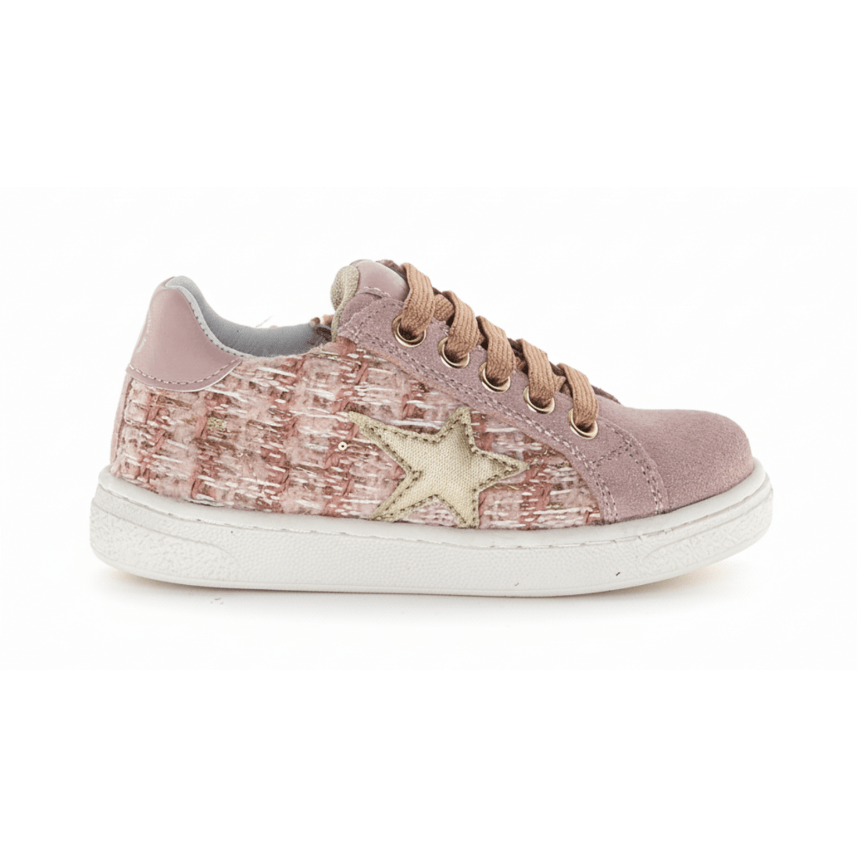 Naturino Girls (Sizes 27 - 32) Pinn Zip Pink Tweed - 1100846 - Tip Top Shoes of New York