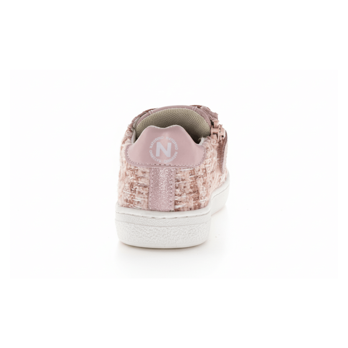 Naturino Girls (Sizes 27 - 32) Pinn Zip Pink Tweed - 1100846 - Tip Top Shoes of New York