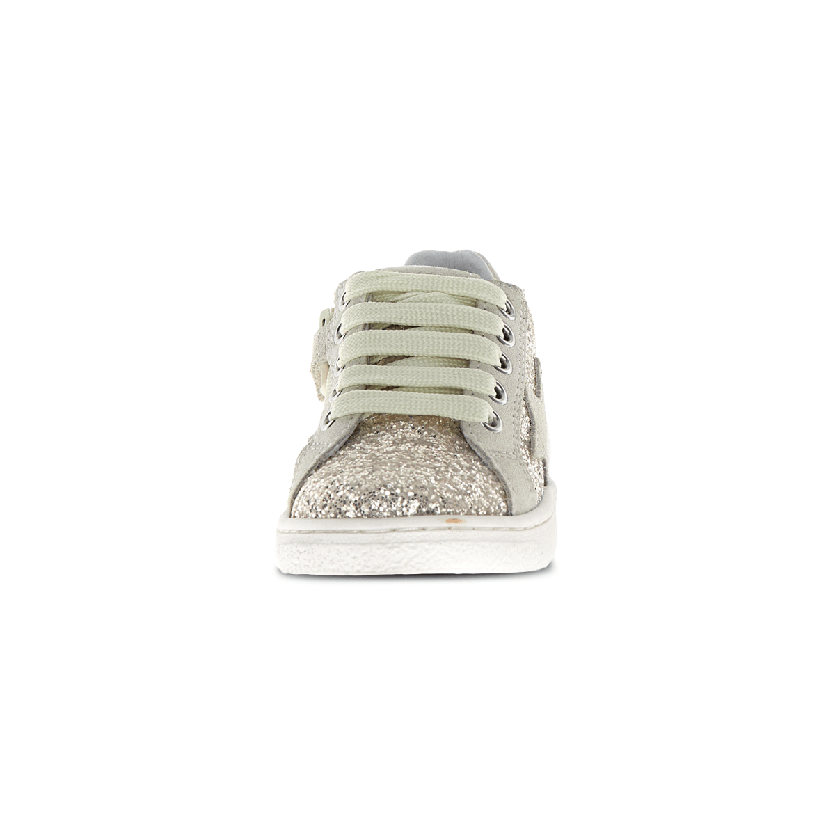 Naturino Girls' (Sizes 27 - 32) Pinn Zip Silver Glitter Star - 1100828 - Tip Top Shoes of New York