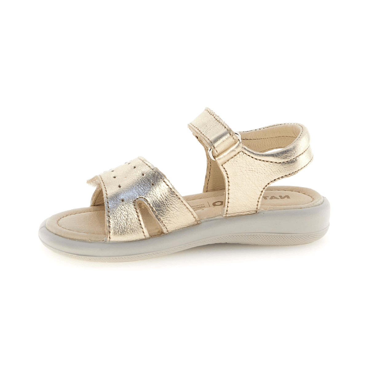 Naturino Girls (Sizes 27 - 32) Saphia Gold/Heart - 1106214 - Tip Top Shoes of New York