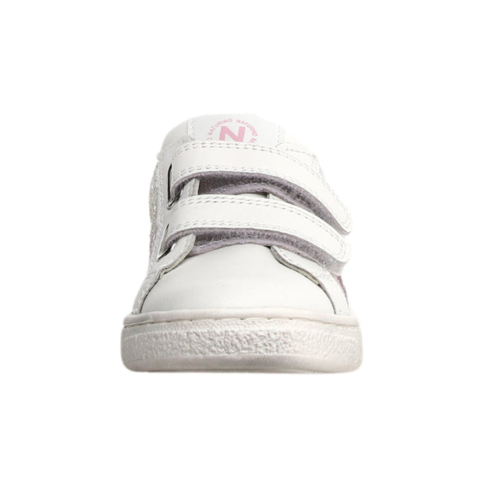 Naturino Girl's (Sizes 27 - 32) White Glitter Multi Print - 1087949 - Tip Top Shoes of New York