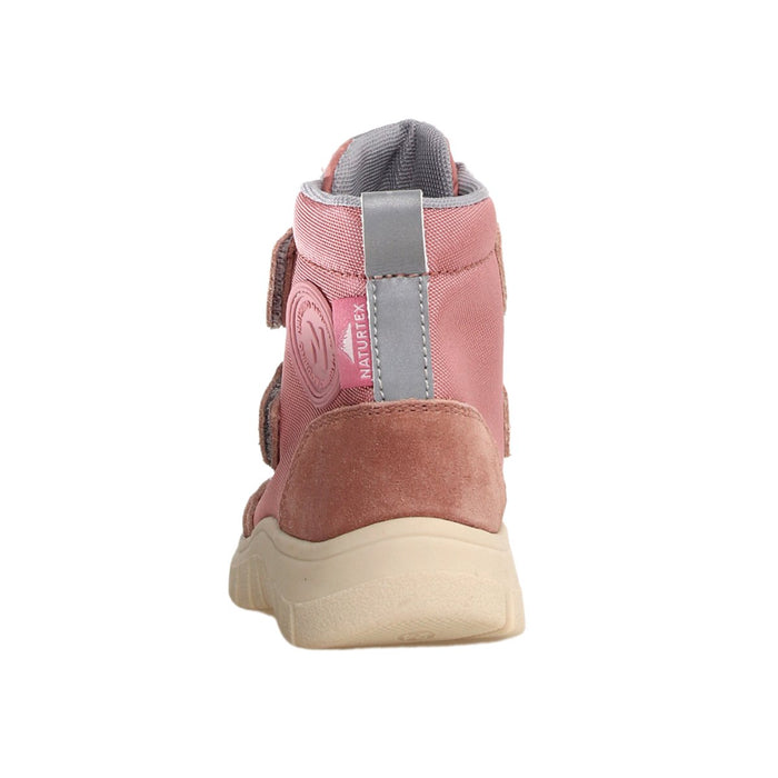 Naturino Girl's (Sizes 27 - 33) Geminae 3 VL Waterproof Rose Suede/Fabric - 1088723 - Tip Top Shoes of New York