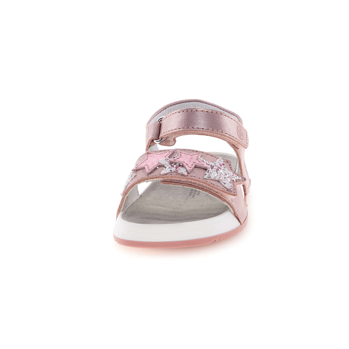 Naturino Girls (Sizes 27 - 34) Dendix Rose Gold Metallic/Glitter Stars - 1106232 - Tip Top Shoes of New York