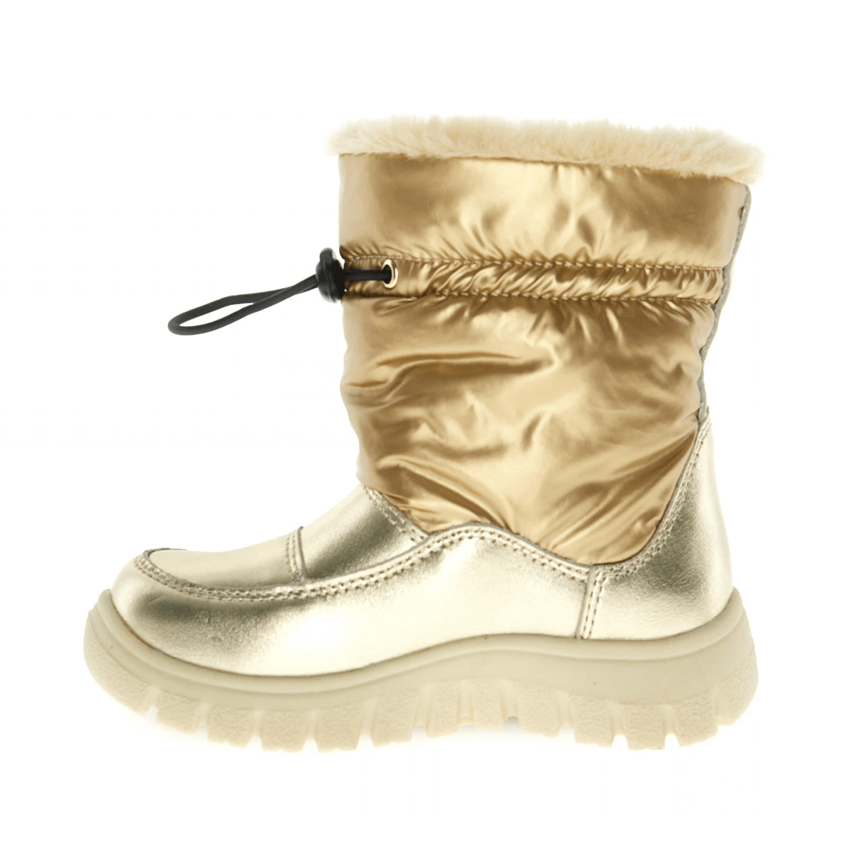Naturino Girls (Sizes 27-35) Varna Platinum Gold Waterproof - 1112958 - Tip Top Shoes of New York