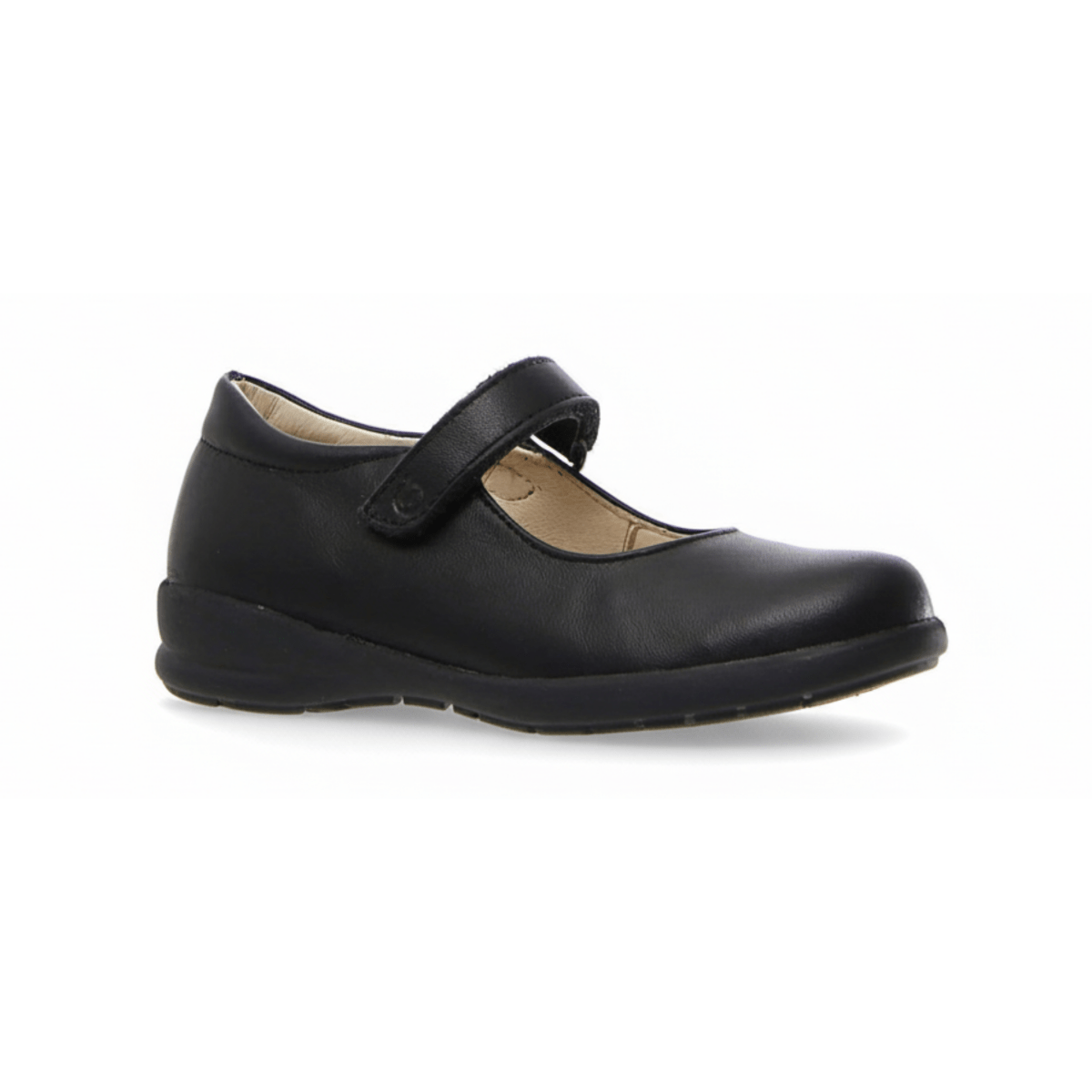 Naturino Girls (Sizes 28 - 32) Catania 61 Black Leather - 922442 - Tip Top Shoes of New York