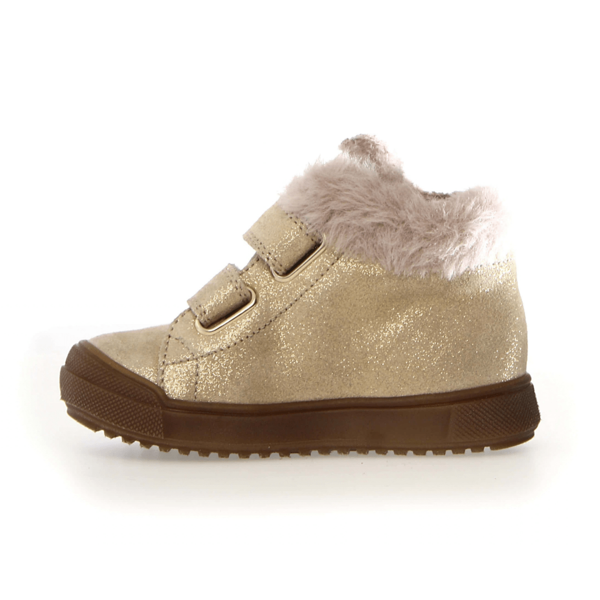 Naturino Girls (Sizes 28-32) Dellen VL Gold Glitter/Fur Lined Waterproof - 1112950 - Tip Top Shoes of New York